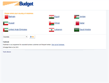 Tablet Screenshot of budget-arabia.com